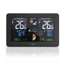 Hama 00186380 Weather station Premium Black