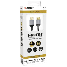 „Emtec“ HDMI į HDMI 4K 1.8 laidas.