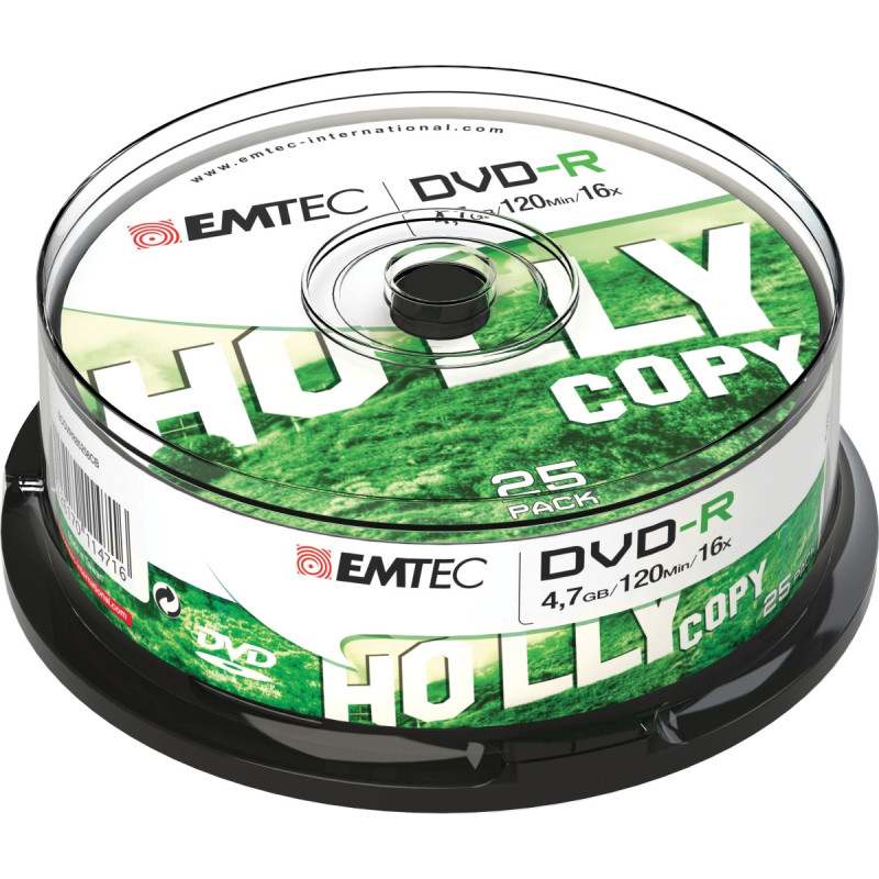 Emtec DVD-R 4,7GB 16x Holly Copy 25 vnt.