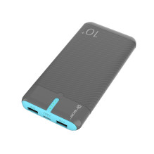 Tracer 47514 Energo 10000mAh Power Bank pilka/mėlyna