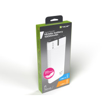 Tracer 47515 EnerGo 10000mAh Power Bank white / black