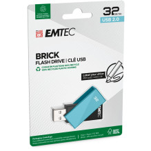 Emtec USB2.0 C350 32GB plytų mėlyna