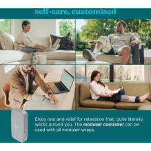 Homedics SR-CMXKE10HBND Modulair Compression System Knee Wrap + Controller