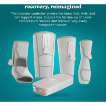 Homedics SR-CMXKE10HBND Modulair Compression System Knee Wrap + Controller
