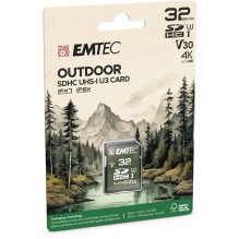 Emtec SDHC 32GB UHS-I U3 V30 lauko atmintis