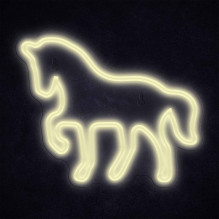 Manta SNL103WH Style Neon Lights Horse balta Manta SNL103WH Style Neon Lights Horse balta