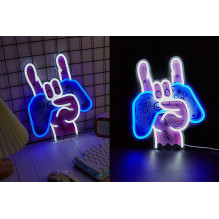 Manta SNL109MT Style Neon Lights Hand With Gamepad Manta SNL109MT Style Neon Lights Hand With Gamepad
