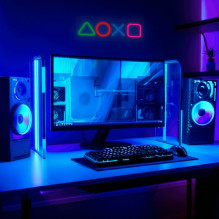 Manta SNL111MT Style Neon Lights Gaming Symbols Manta SNL111MT Style Neon Lights Gaming Symbols