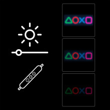 Manta SNL111MT Style Neon Lights Gaming Symbols Manta SNL111MT Style Neon Lights Gaming Symbols