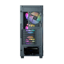 Zalman S5 Neo Black ATX, FRGB ventiliatorius x4