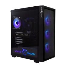 White Shark GCC-2401 Warhead-3 Black 4 Ventiliatoriai 12cm RGB