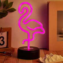 Manta SNL79PK LED lempa Šviesos apdaila Flamingo 2 rožinė