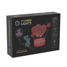 Manta SNL115RGB LED lamp Light decoration Heart RGB 3D