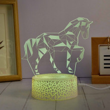 Manta SNL116RGB LED lempa Šviesos apdaila Arkliai RGB 3D
