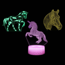 Manta SNL116RGB LED lempa Šviesos apdaila Arkliai RGB 3D