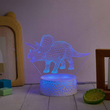 Manta SNL117RGB LED lempa Šviesos apdaila Dinozaurai RGB 3D
