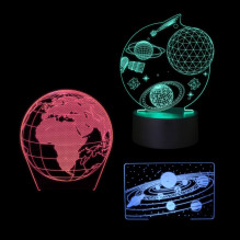 Manta SNL118RGB LED lamp Light decoration Kosmos RGB 3D