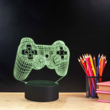 Manta SNL57RGB LED lempa Šviesos apdaila Gamepad RGB 3D Manta SNL57RGB LED lempa Šviesos apdaila Gamepad RGB 3D