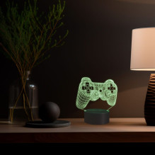 Manta SNL57RGB LED lempa Šviesos apdaila Gamepad RGB 3D Manta SNL57RGB LED lempa Šviesos apdaila Gamepad RGB 3D