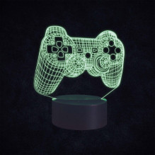 Manta SNL57RGB LED lempa Šviesos apdaila Gamepad RGB 3D Manta SNL57RGB LED lempa Šviesos apdaila Gamepad RGB 3D