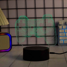 Manta SNL122RGB LED lempa Šviesos dekoravimas Žaidimas 2 RGB 3D