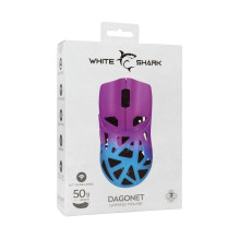 White Shark GM-5019 Dagonet Wireless 24000 dpi Mėlyna / violetinė