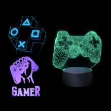 Manta SNL122RGB LED lempa Šviesos dekoravimas Žaidimas 2 RGB 3D