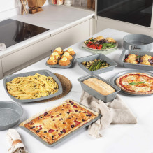 Salter BW08473G1EU7 Marblestone 38cm Chip Tray