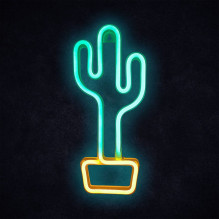 Manta SNL07GNT Style Neon Lights CACTUS Green / Yellow