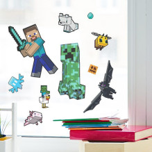 „Paladone Minecraft“ langų lipdukai