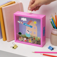 Paladone Peppa Pig Frame Money Box Paladone Peppa Pig Frame Money Box