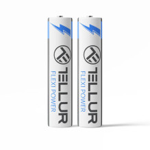 Tellur Flexi Power baterija, Super Alkaline, AAA LR03, 1,5V, 2 vnt / rinkinys Tellur Flexi Power baterija, Super Alkaline, AAA LR03, 1,5V, 2 vnt / rinkinys