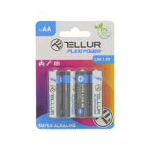 Tellur Flexi Power battery, Super Alkaline, AA LR6, 1.5V, 4 pcs / set