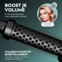 Revamp BR-1300A-EU Ceramic &amp; Ionic 30mm Hot Brush Black