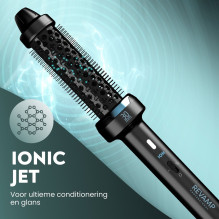 Revamp BR-1300A-EU Ceramic &amp; Ionic 30mm Hot Brush Black