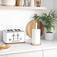 Salter BW13565W1EU7 Toronto Kitchen Roll Holder - White Salter BW13565W1EU7 Toronto Kitchen Roll Holder - White