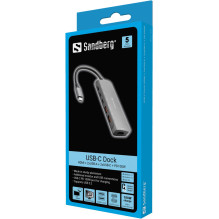 Sandberg 136-65 USB-C dokas HDMI+2xA+2xC+PD100W