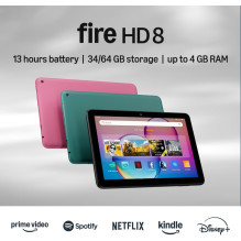 „Amazon Fire HD8“ planšetinis kompiuteris (2024 m.) (3 GB / 32 GB, juodas) „Amazon Fire HD8“ planšetinis kompiuteris (2024 m.) (3 GB / 32 GB, juodas)