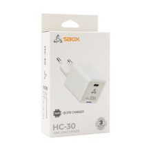 Sbox HC-30 Type-C 30W GAN namų įkroviklis