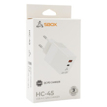 „Sbox HC-45“ 2 įėjimų 45 W GAN namų įkroviklis