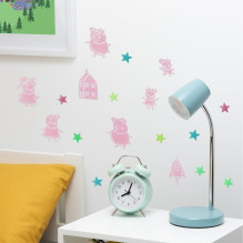 Paladone Peppa Pig Glow in the Dark Wall Decal Stars Paladone Peppa Pig Glow in the Dark Wall Decal Stars