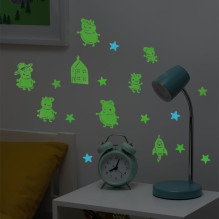Paladone Peppa Pig Glow in the Dark Wall Decal Stars Paladone Peppa Pig Glow in the Dark Wall Decal Stars