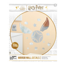 Paladone Harry Potter Golden Snitch Mirror Wall Decals
