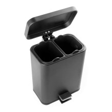Beldray LA035235BLKFEU7 5-Litre Dual Compartment Bin - Black Beldray LA035235BLKFEU7 5-Litre Dual Compartment Bin - Black