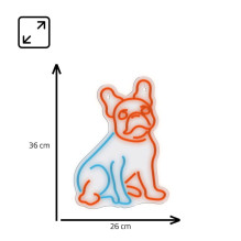 Manta SNL68MT Style Neon Lights FRENCH BULLDOG Multicolor Manta SNL68MT Style Neon Lights FRENCH BULLDOG Multicolor