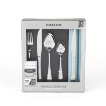 Salter BW086282EU7 Newbury Cutlery Set - 20 Piece Salter BW086282EU7 Newbury Cutlery Set - 20 Piece