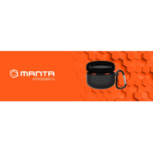 Manta MTWS008ETUI RYTMO ausinių dėklas, juodas