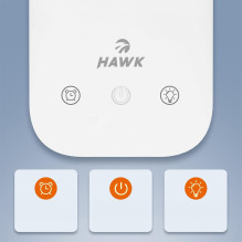 Hawk HW-LAMP01 stalinė lempa, balta