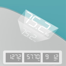 Homedics SCL-B125-SV3R esminės kūno svorio svarstyklės