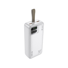 Tracer 47506 Blaze 30000mAh 65W baltos spalvos išorinė baterija Tracer 47506 Blaze 30000mAh 65W baltos spalvos išorinė baterija